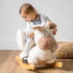 Люлееща се играчка магаренце екрю Teddy