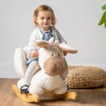 Люлееща се играчка магаренце екрю Teddy