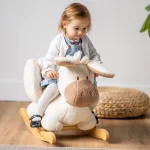 Люлееща се играчка магаренце екрю Teddy