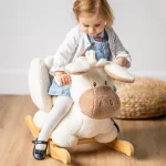 Люлееща се играчка магаренце екрю Teddy