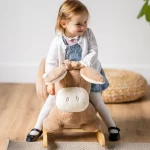 Люлееща се играчка магаренце Teddy бежово