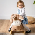 Люлееща се играчка магаренце Teddy бежово