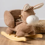 Люлееща се играчка магаренце Teddy бежово