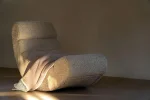 Люлеещ се стол Banana Teddy Bouclé