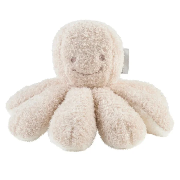 Плюшена дрънкалка октопод Teddy beige