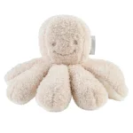 Плюшена дрънкалка октопод Teddy beige