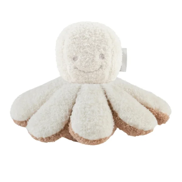 Плюшена дрънкалка октопод Teddy ecru