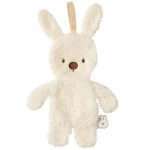 Меко зайче за гушкане ecru TEDDY с държач за биберон