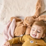 Плюшена играчка заек Lapidou Soft Plush warm beige