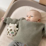 Силиконова дрънкалка гризалка Мече Clay