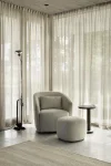Стол за кърмене Gomi Gliding & Swivel - Mohair Beige